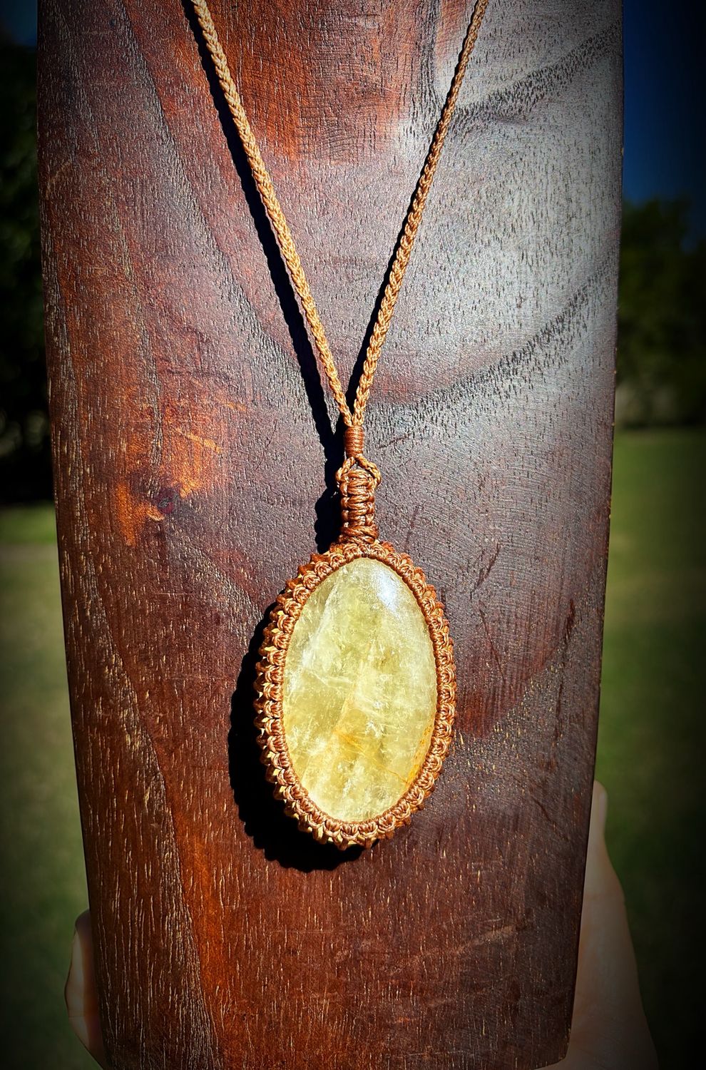 Lemon Quartz Pendant