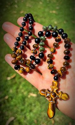 Tiger’s Eye Half Mala