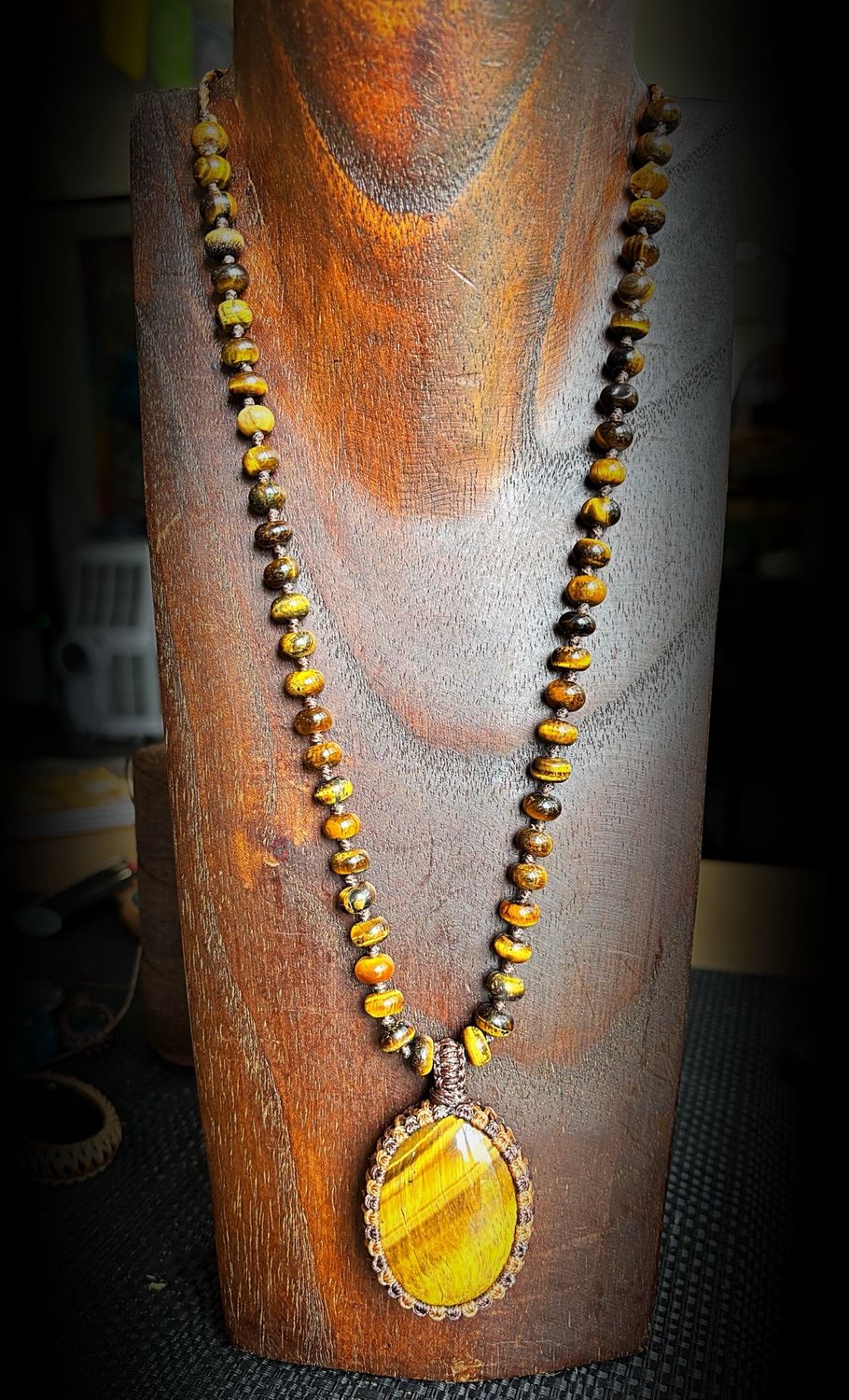 Tiger’s Eye Half Mala