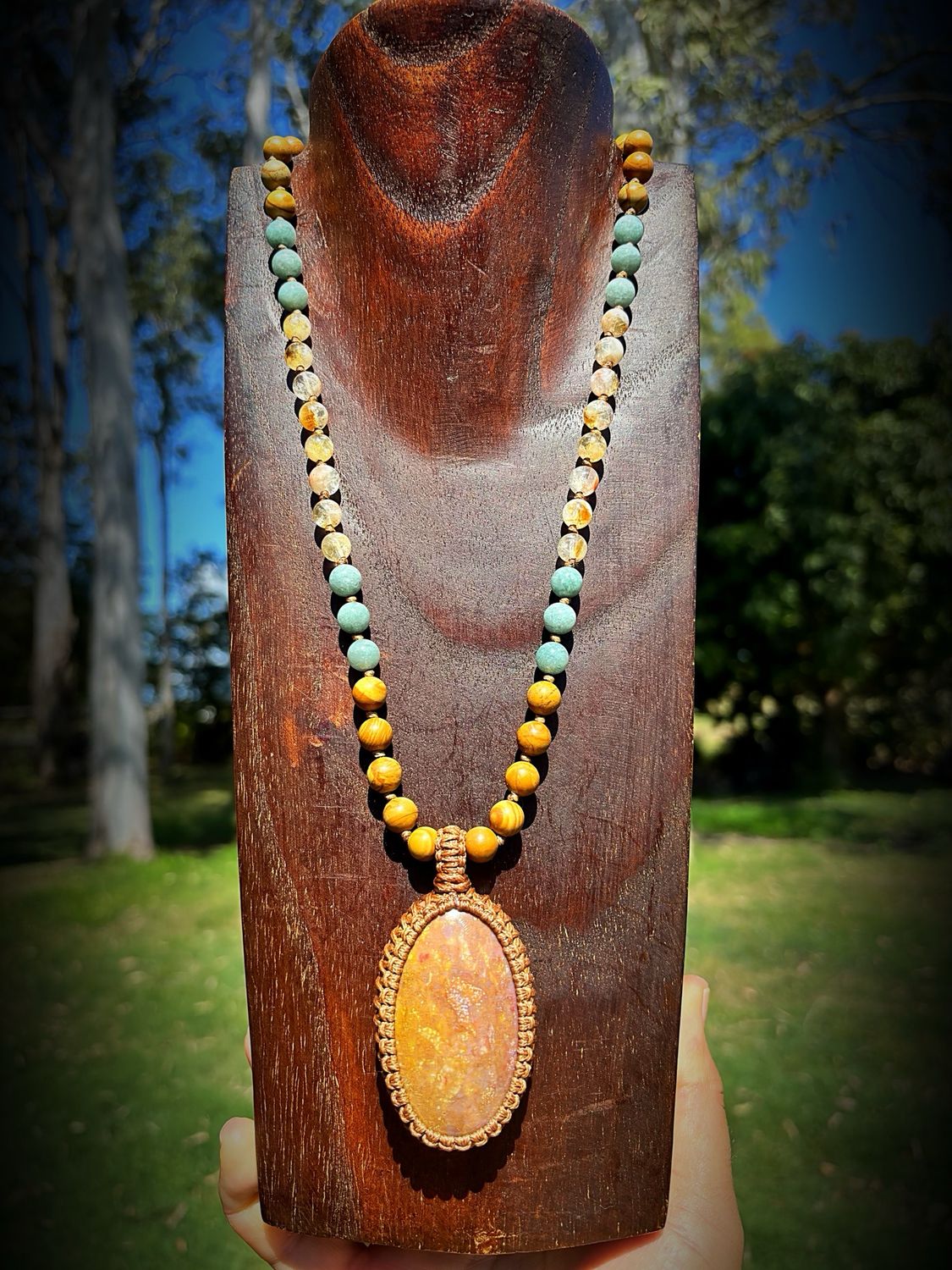 Ocean Jasper Half Mala