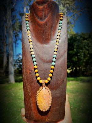 Ocean Jasper Half Mala