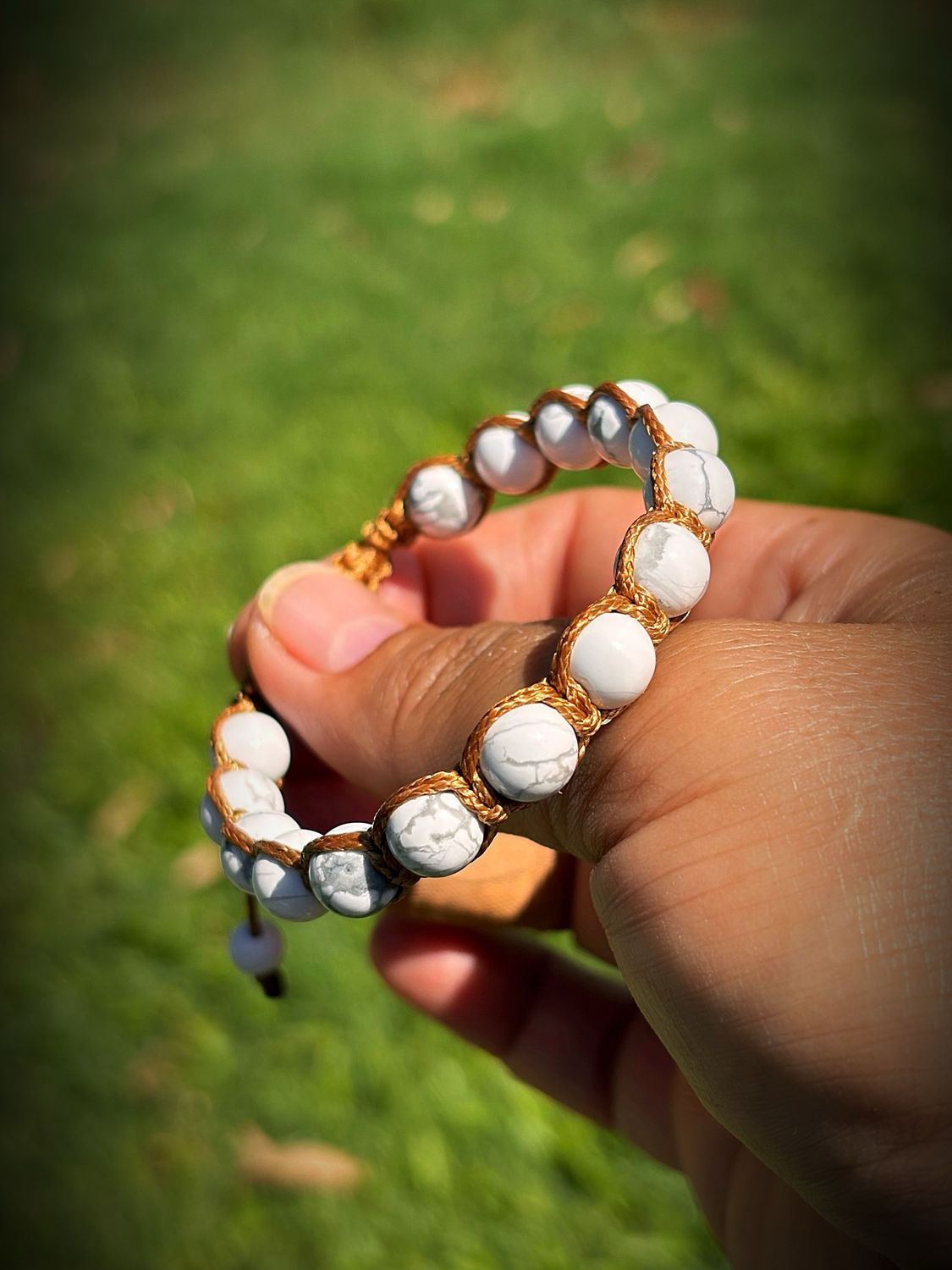 White Howlite Bracelet