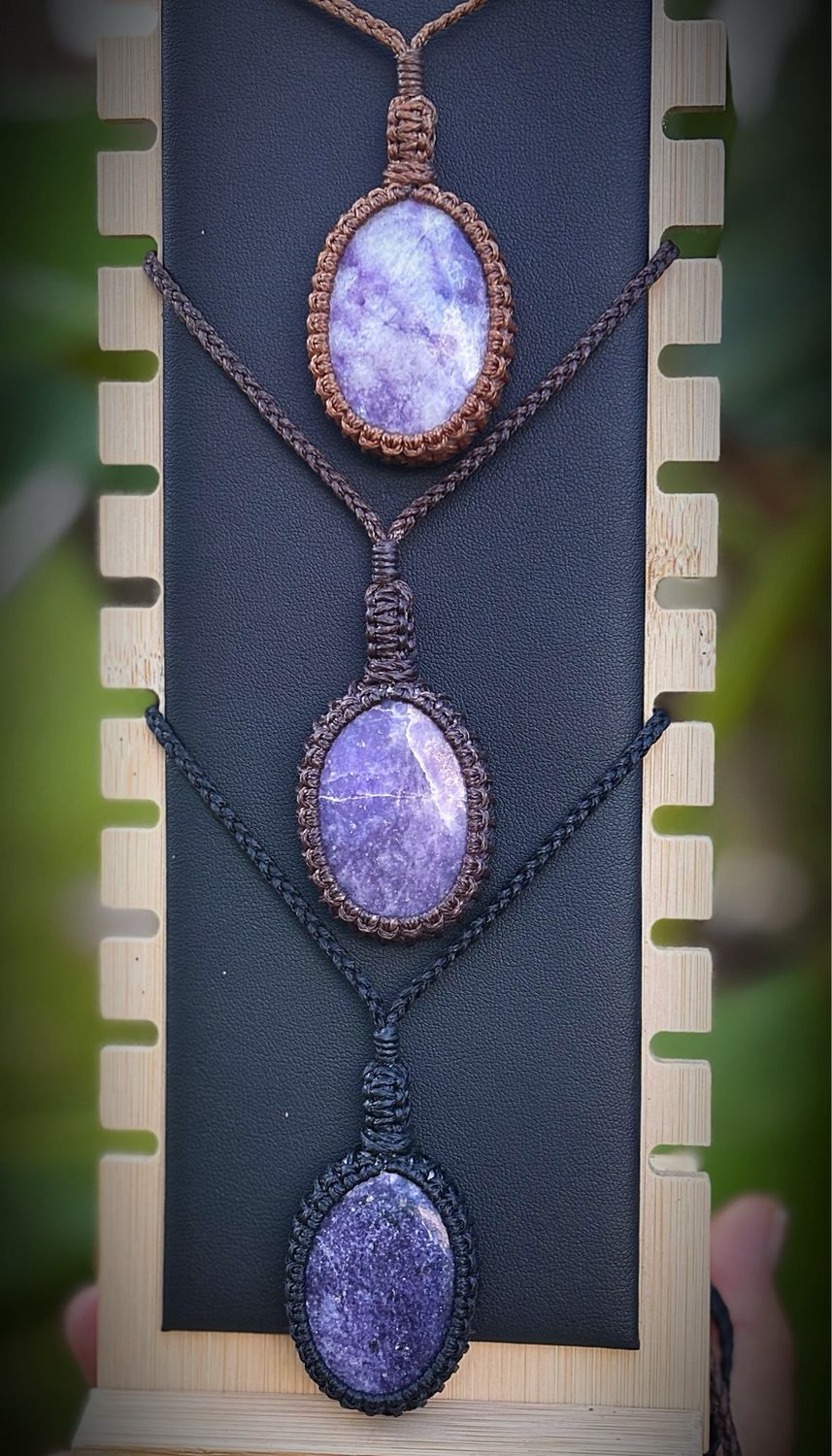 Lepidolite Pendant
