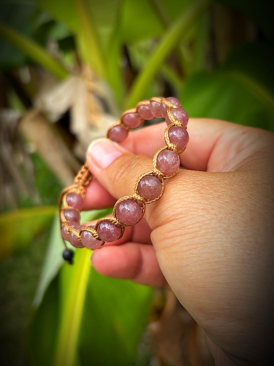 Strawberry Quartz Bracelet