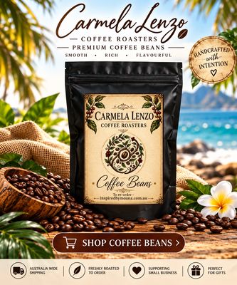Crystal infused Coffee Beans