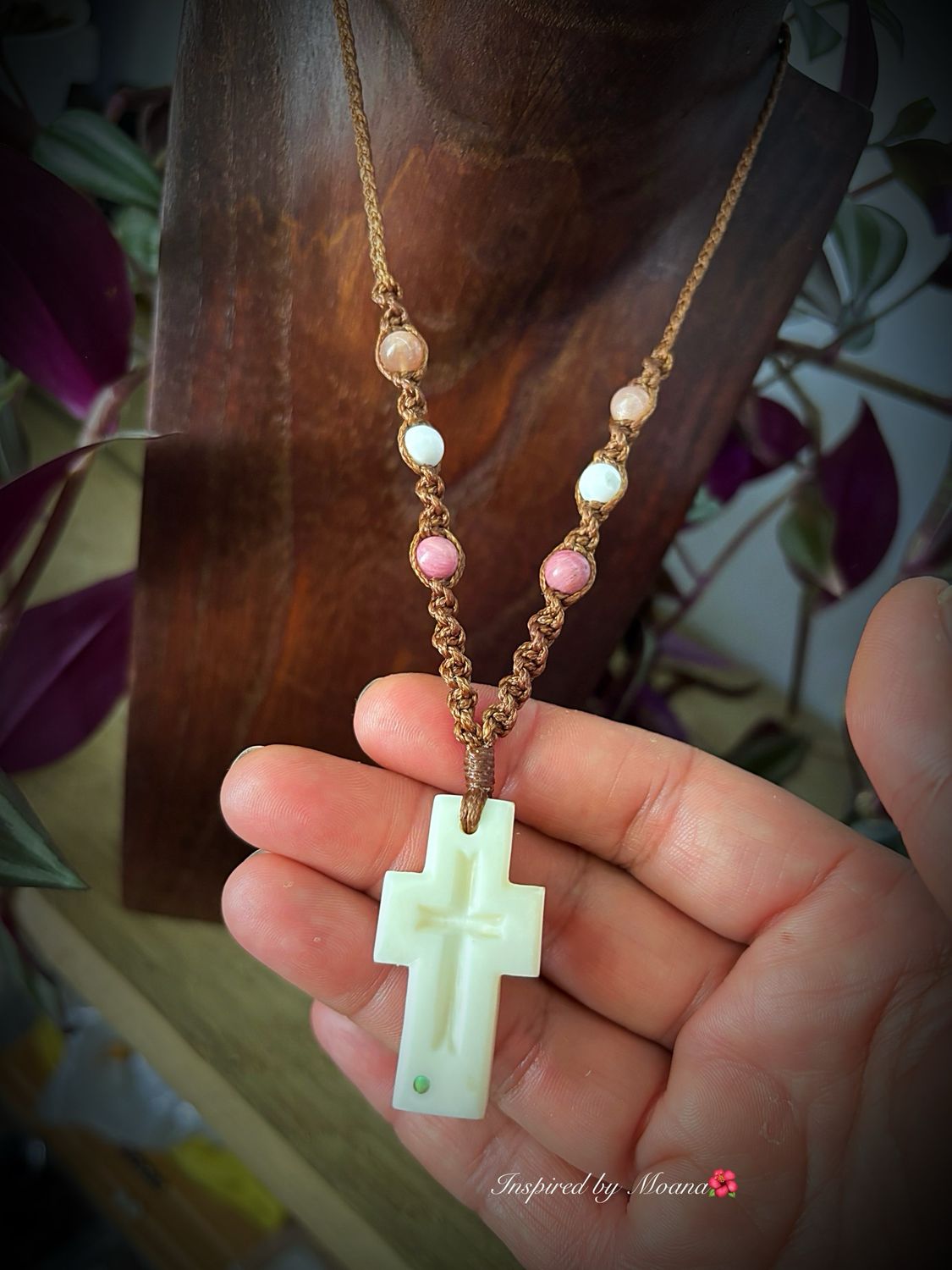 Handcrafted Buffalo Bone Carving Pendant
