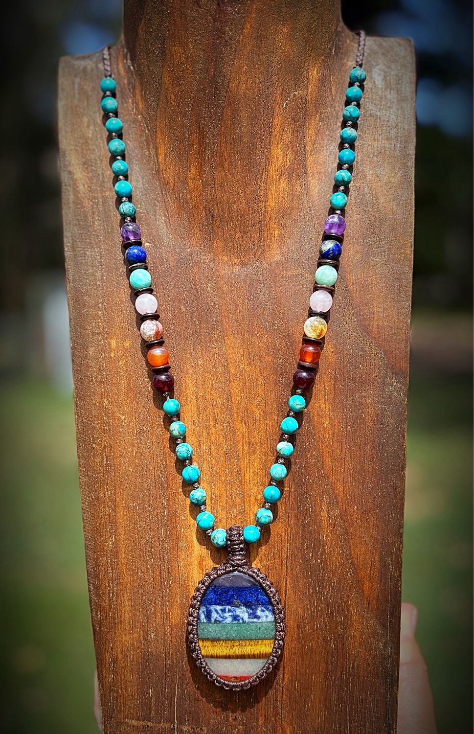Chakra Pendant With Turquoise