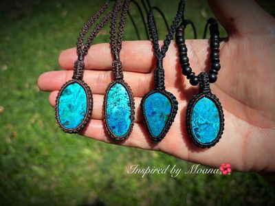 Shattuckite Pendant