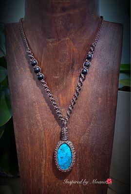 Shattuckite Pendant