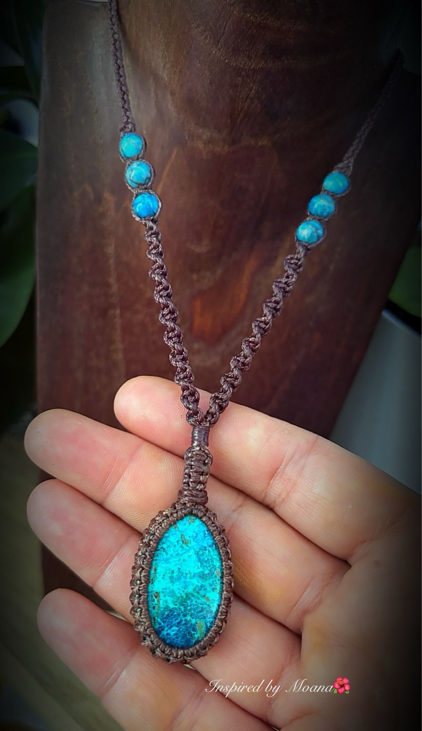 Shattuckite Pendant