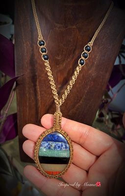 Chakra Pendants With 3 Stones