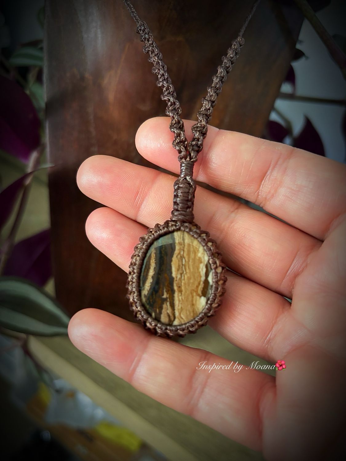 Chocolate Jasper Pendant