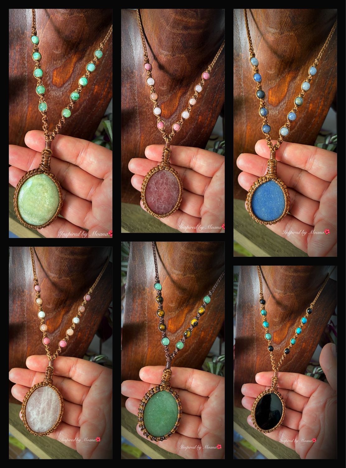 Twisted Beaded Pendants