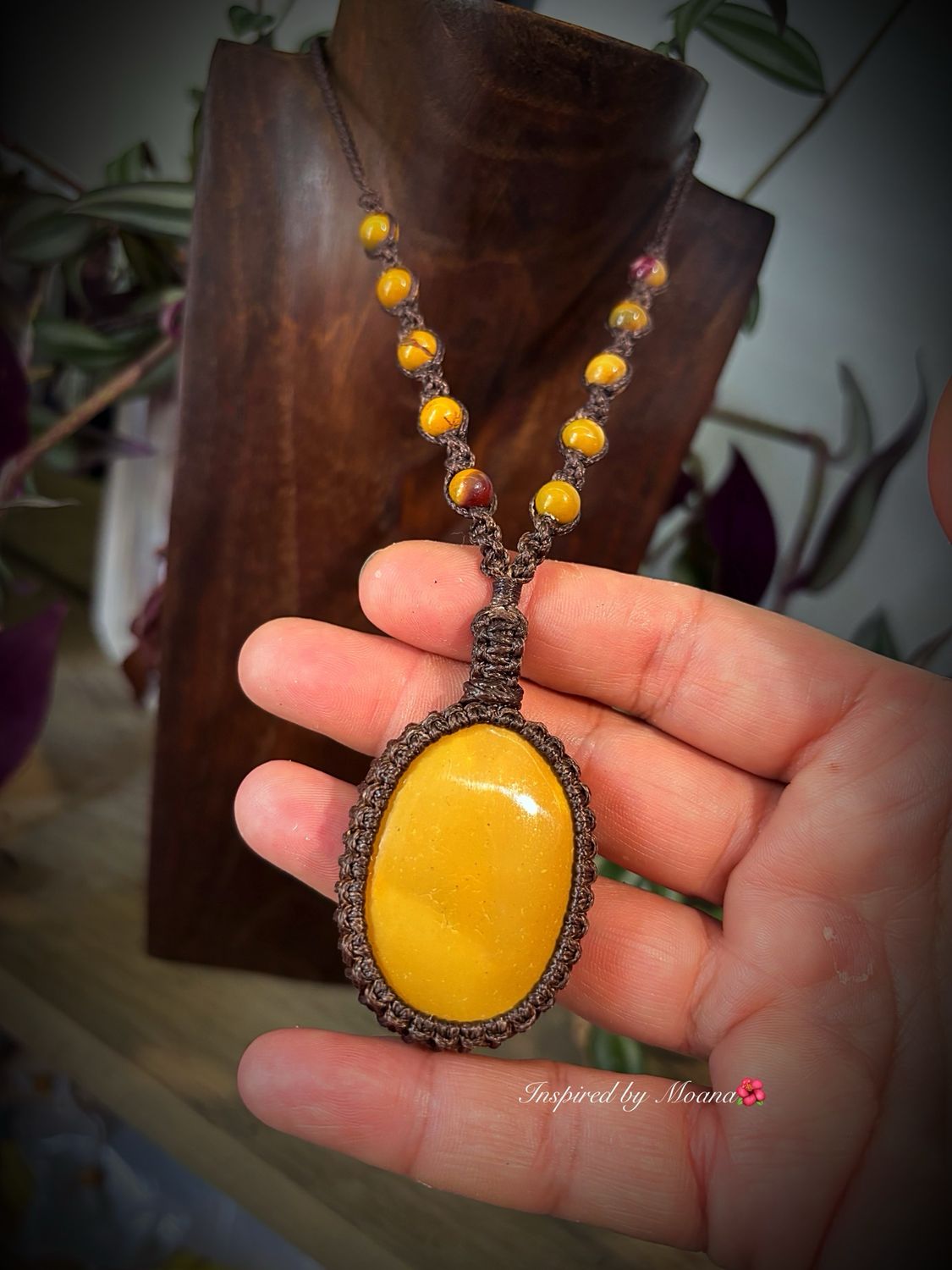 Mookaite Jasper with 5 Beaded Necklace