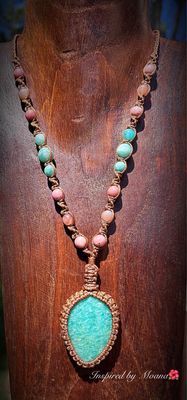 Amazonite ‘Self-Love’ Pendant