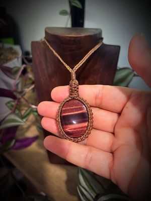 Red Tiger’s Eye Pendant