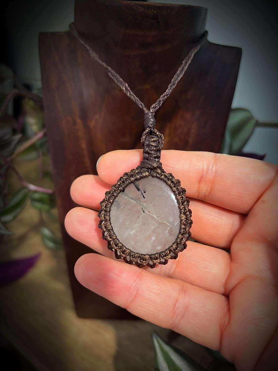 Tourmaline Quartz Pendant