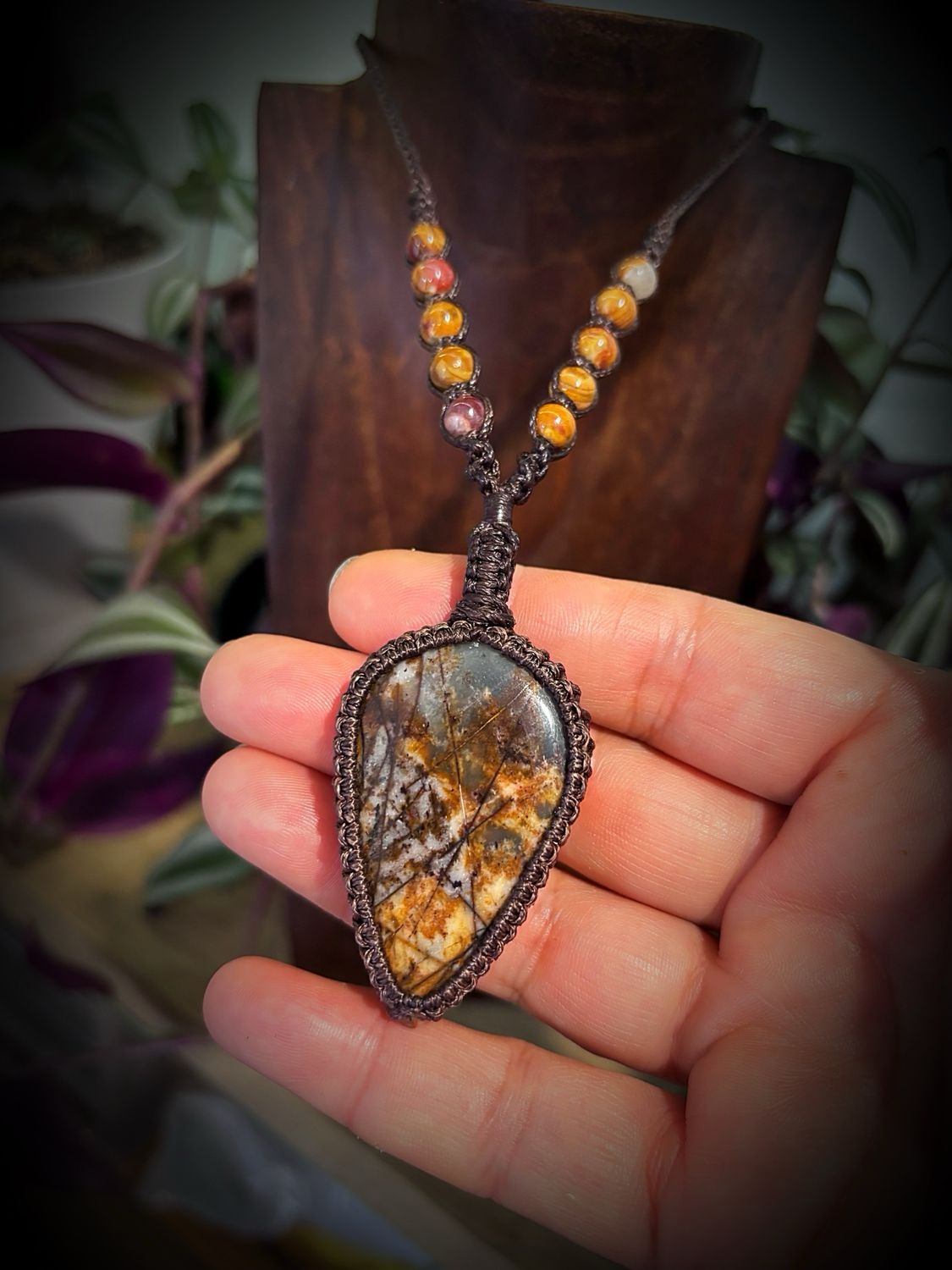 Coconut Jasper Ancient Earth Pendant