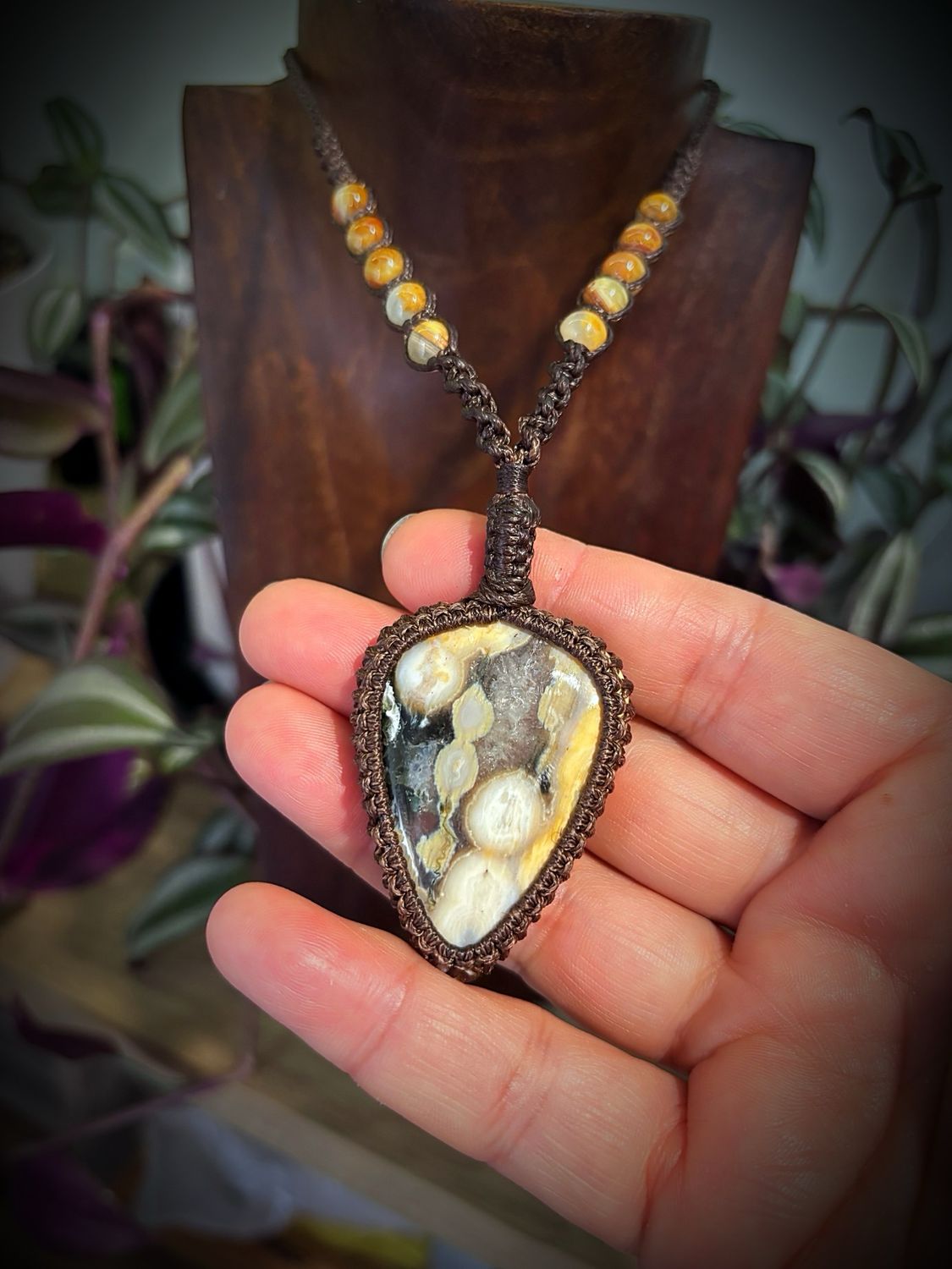 Ocean Jasper “The shoreline” Pendant