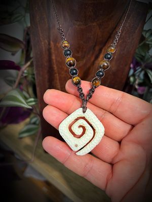 “Shadow Guardian” Buffalo Bone Spiral