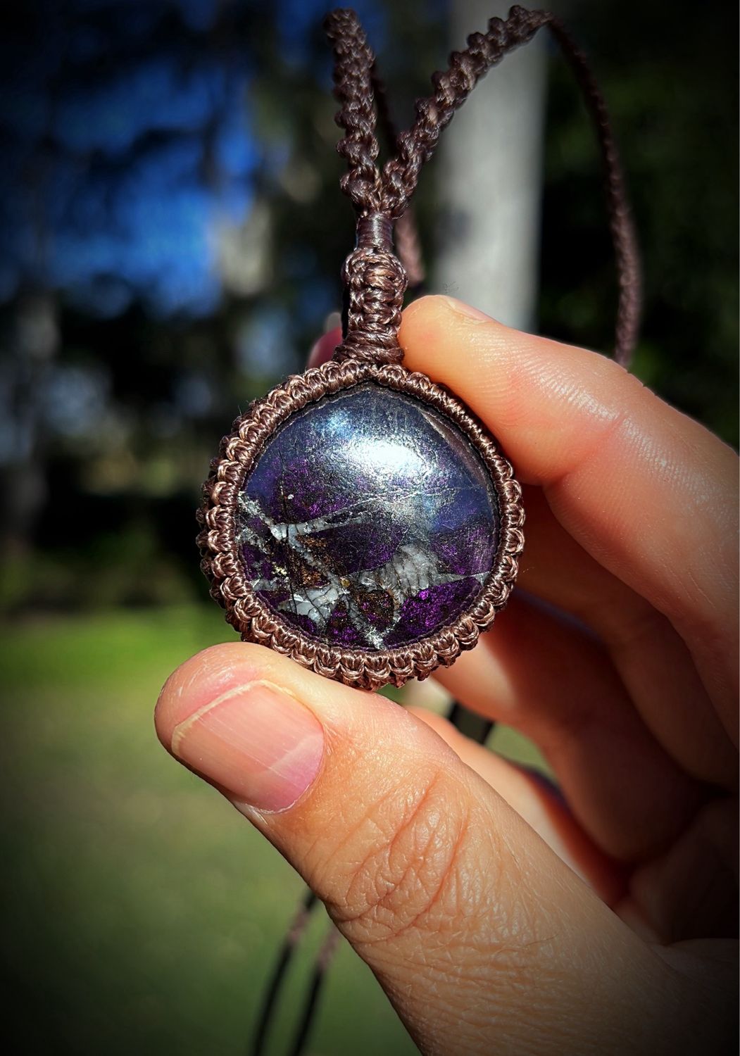 Purpurite Pendant