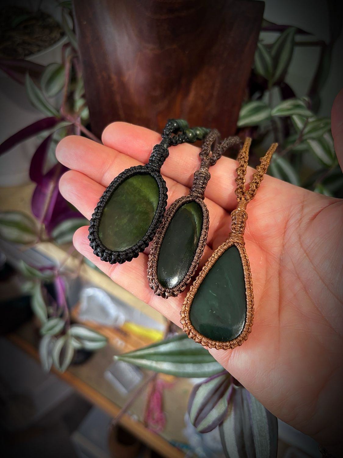 “Siberian” Nephrite Jade Pendants