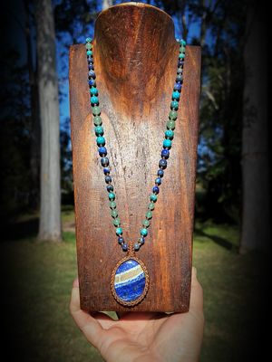 Lapis Lazuli Half Mala