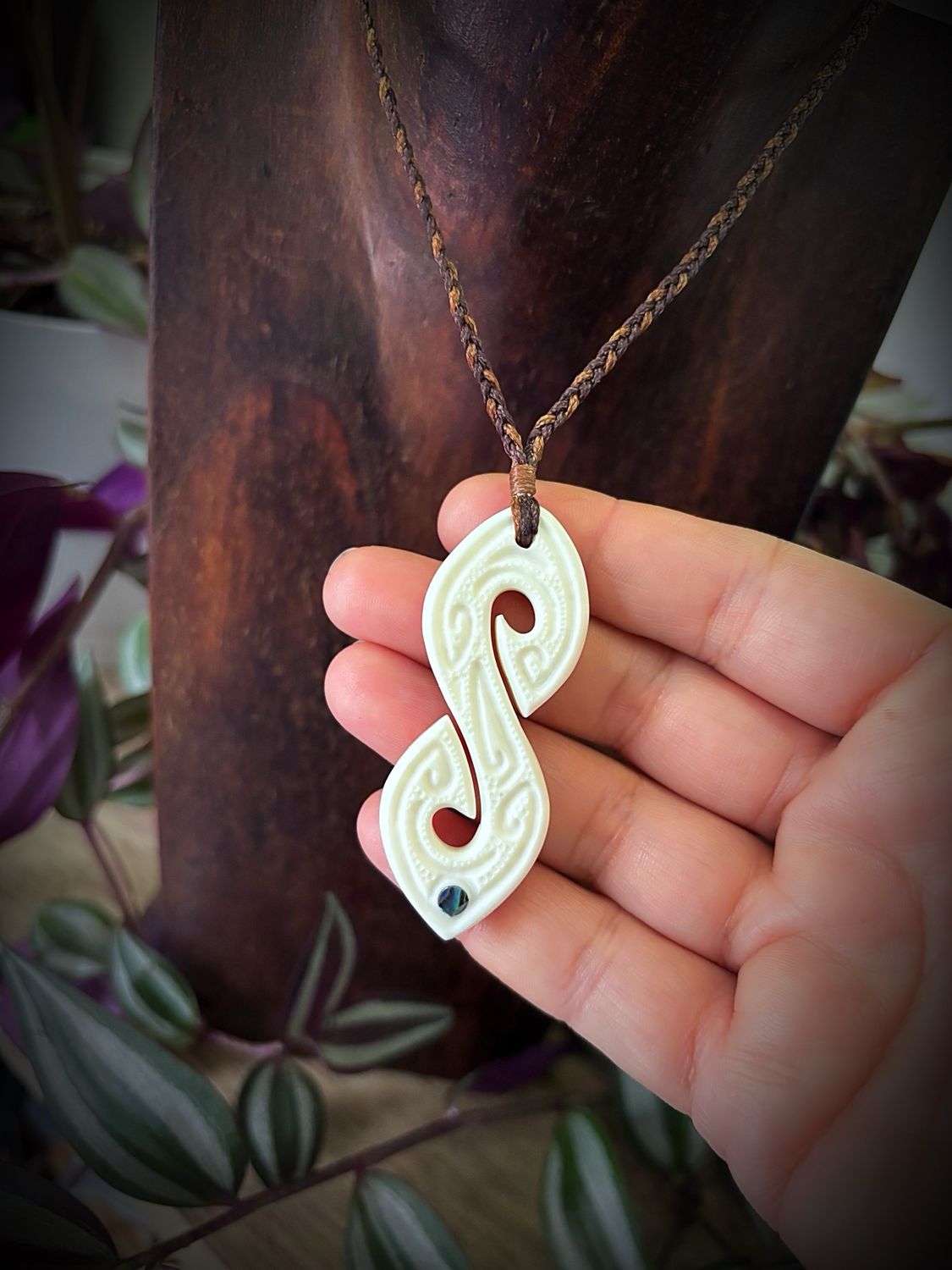Buffalo Bone Pendants