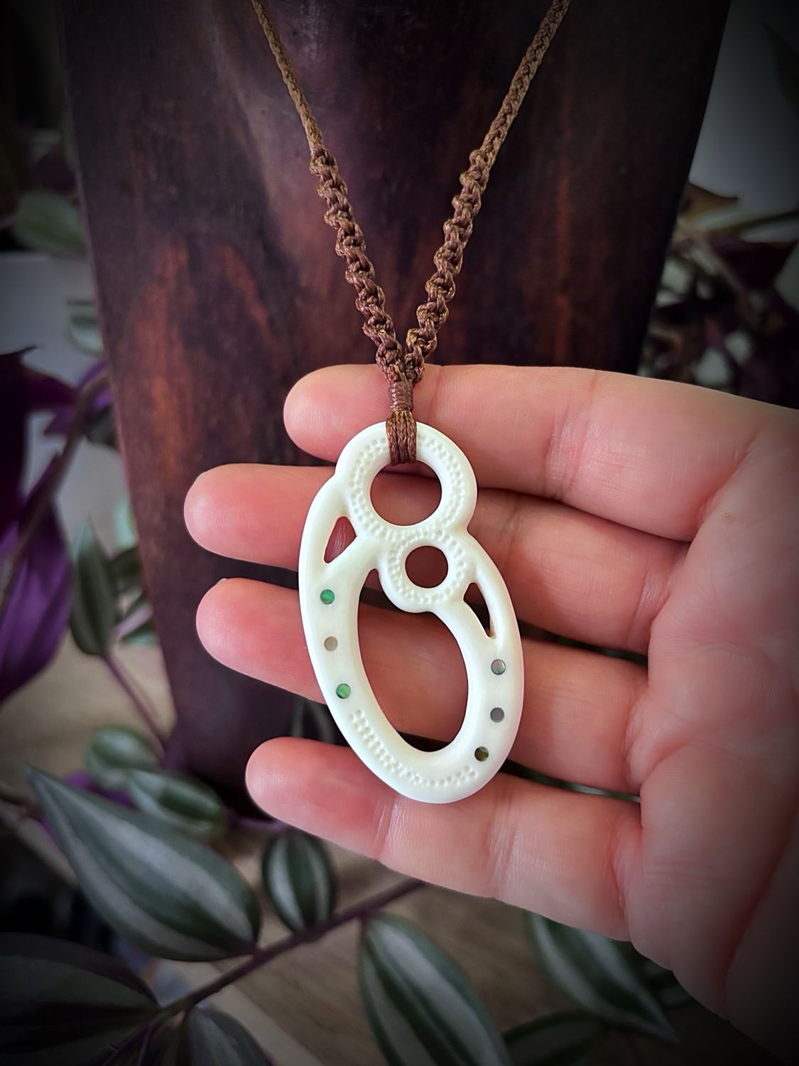 Buffalo Bone Pendants