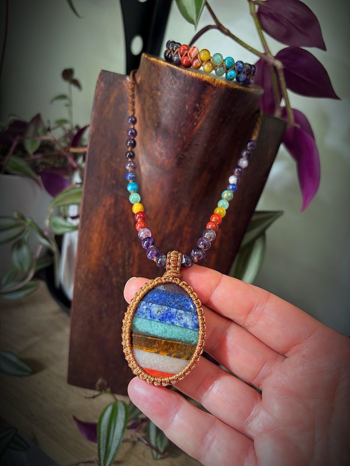 Amethyst Chakra Necklace