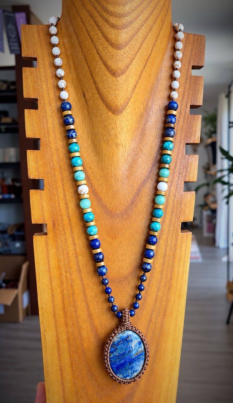 Lapis Lazuli Half Mala