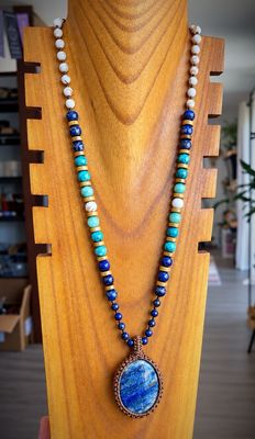 Lapis Lazuli Half Mala