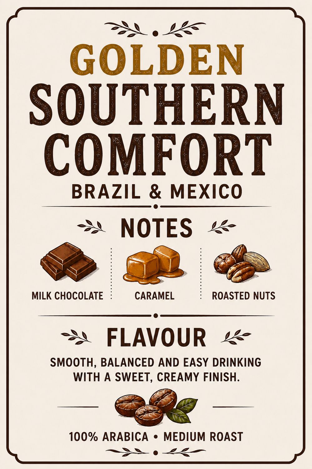 “Southern Comfort” Coffee Blend “Southern Comfort” Coffee Blend