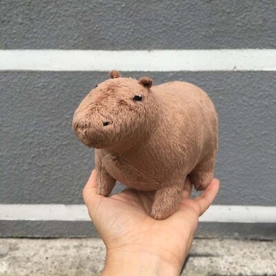 Capybara Stuffed Animals Plush Toy Fluffy Capybara Doll Soft Toy