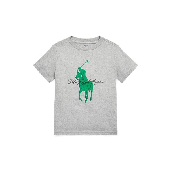 Maglia in jersey di cotone con logo Big Pony