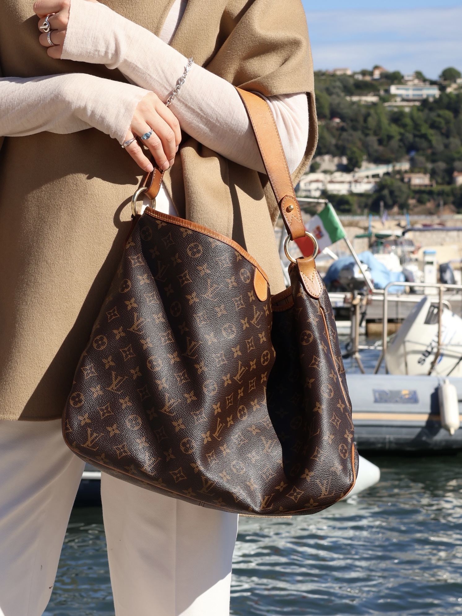 LOUIS VUITTON Delightful PM Monogram Shoulder Bag Hobo