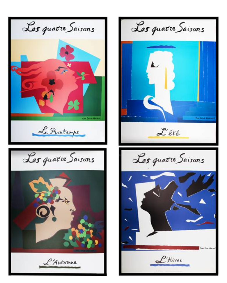 YVES SAINT LAURENT AUTUMN SCARF