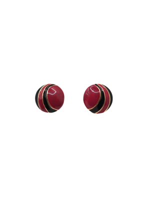 MULBERRY ENAMEL EARRINGS