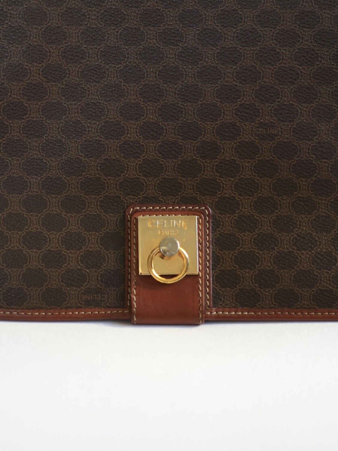 CELINE BROWN BOX BAG