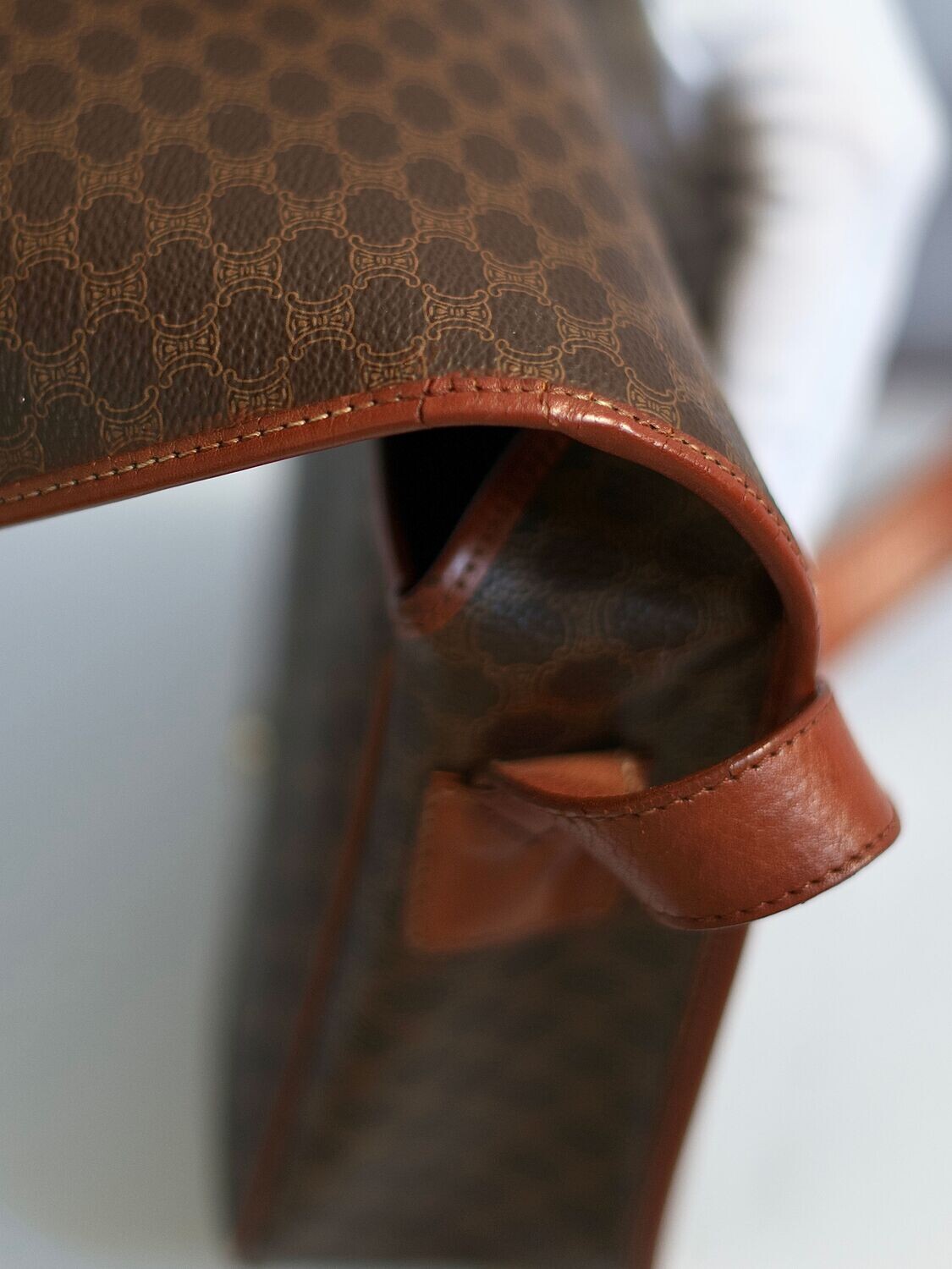 CELINE BROWN BOX BAG