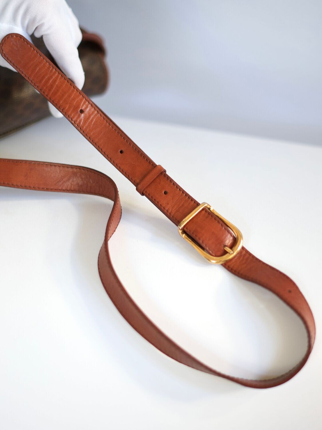 CELINE BROWN BOX BAG