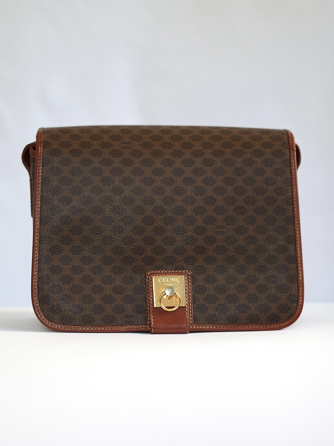 CELINE BROWN BOX BAG