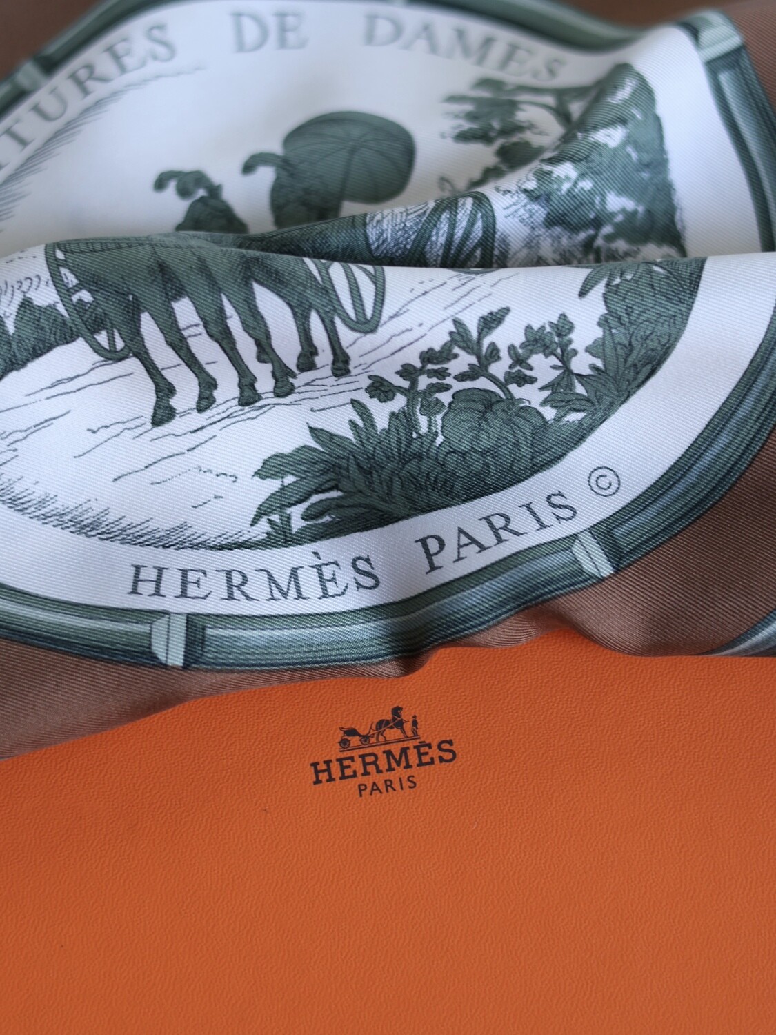 HERMÈS VOITURES DE DAMES SCARF