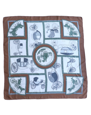 HERMÈS VOITURES DE DAMES SCARF
