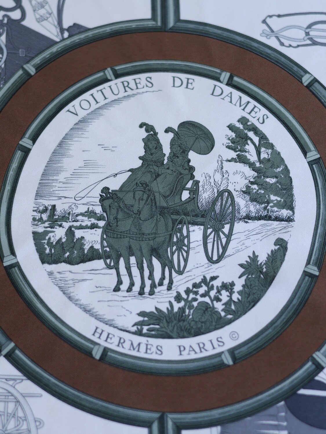 HERMÈS VOITURES DE DAMES SCARF