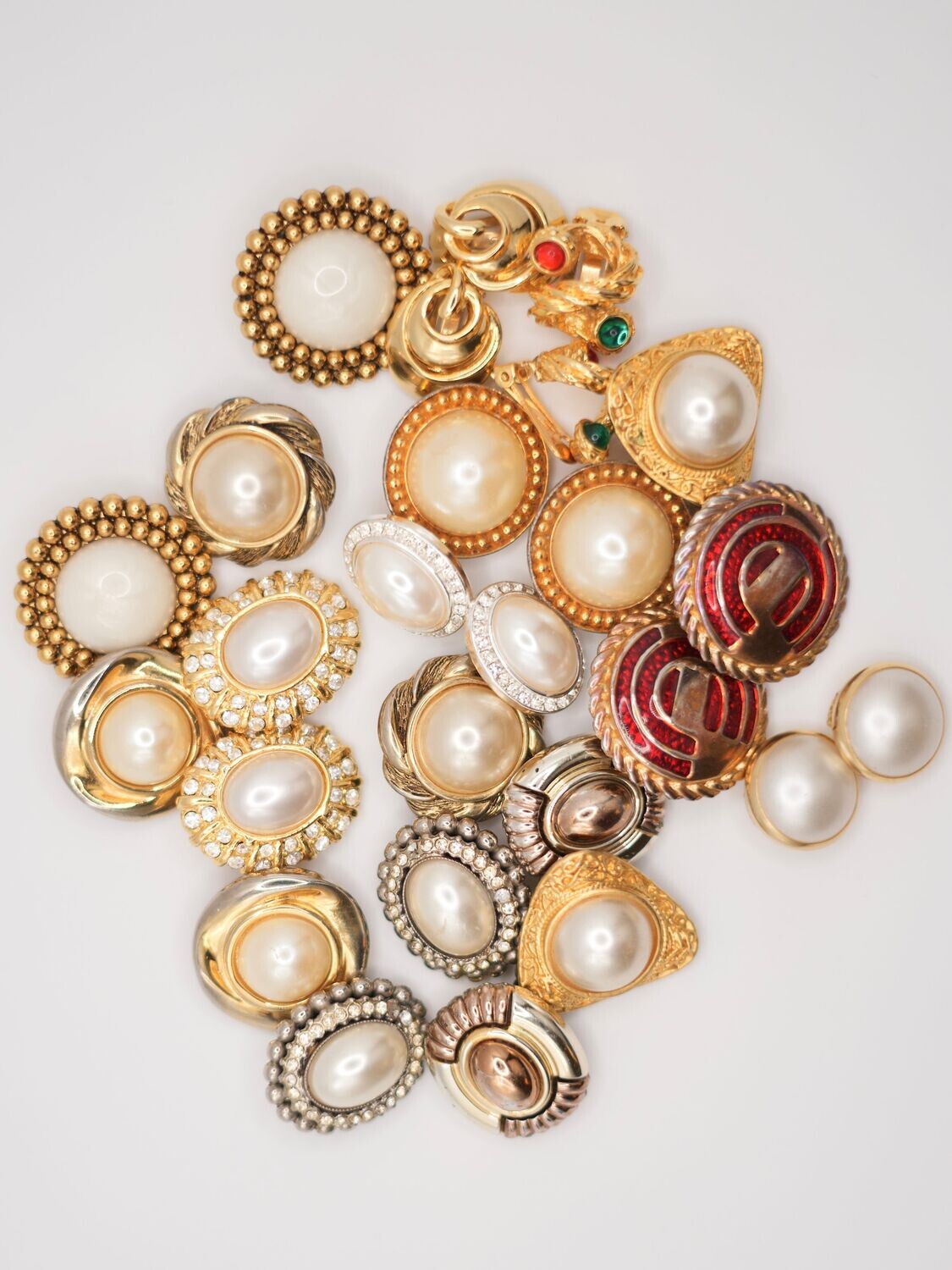 PEARL LARGE EARRINGS