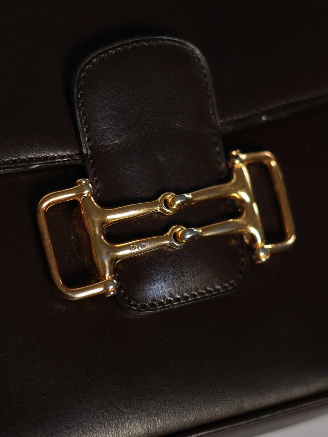 CELINE BOX BROWN BAG