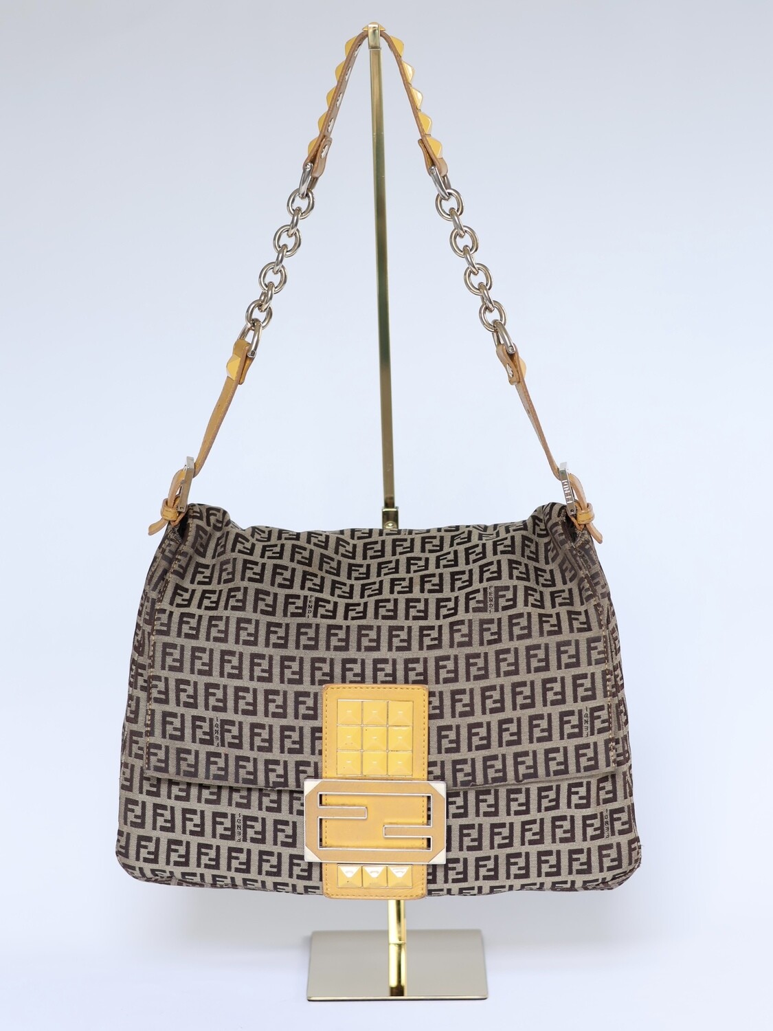 FENDI MAMMA YELLOW BAG