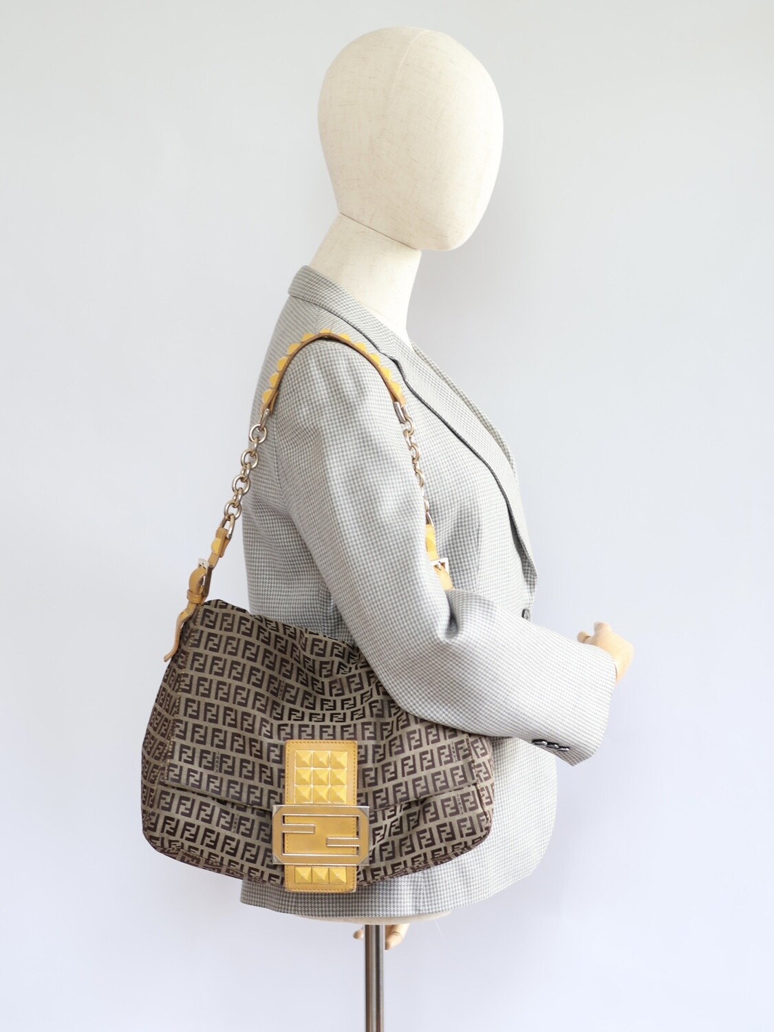 FENDI MAMMA YELLOW BAG