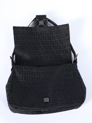 Fendi Mamma Baguette Black Bag
